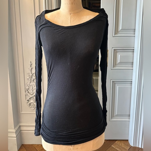 Kit & Ace Longsleeve ruched top size S - Picture 1 of 4